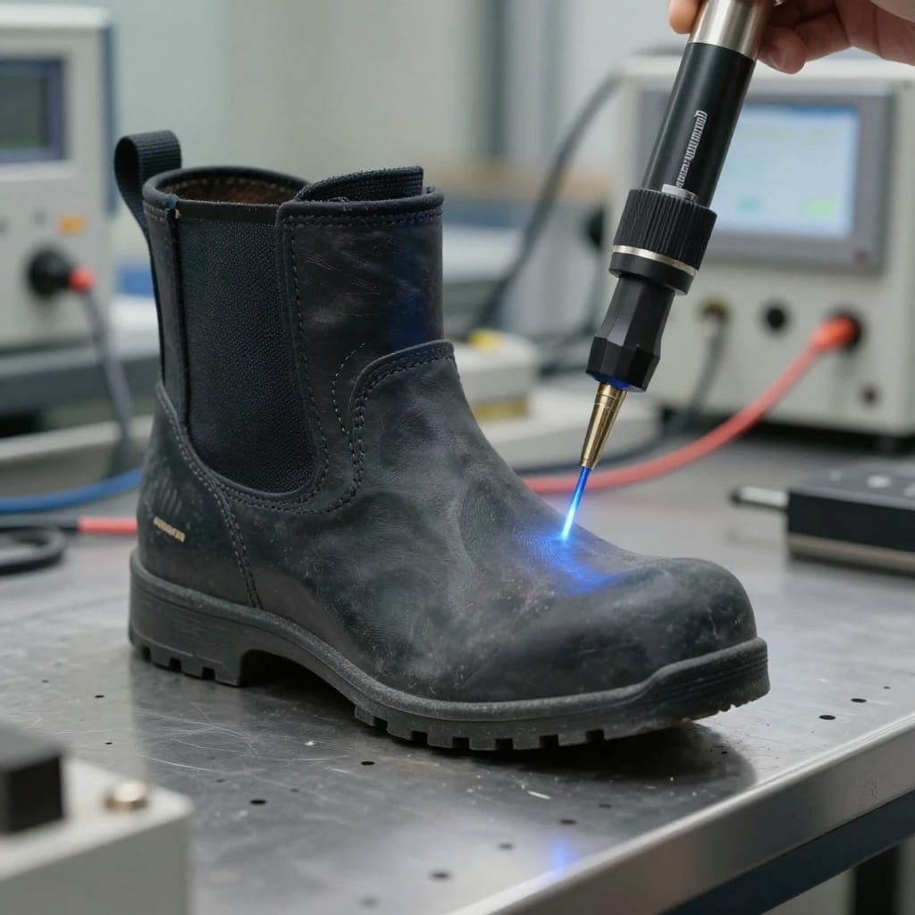 Pruebas de rigidez dieléctrica en botas: cómo se validan parte 1