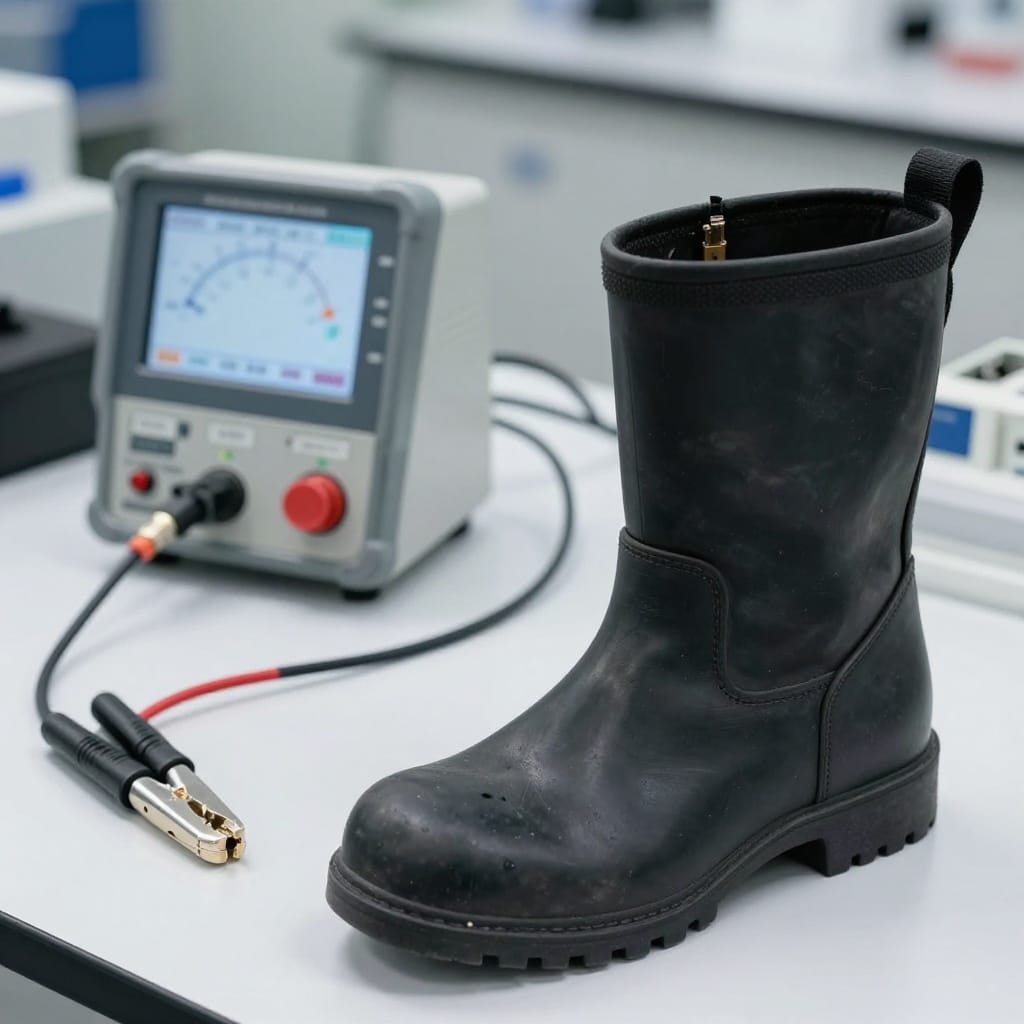 Pruebas de rigidez dieléctrica en botas: cómo se validan parte 2