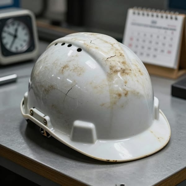 Casco con fecha de caducidad: La ciencia de la fatiga del polímero y la vida útil real
