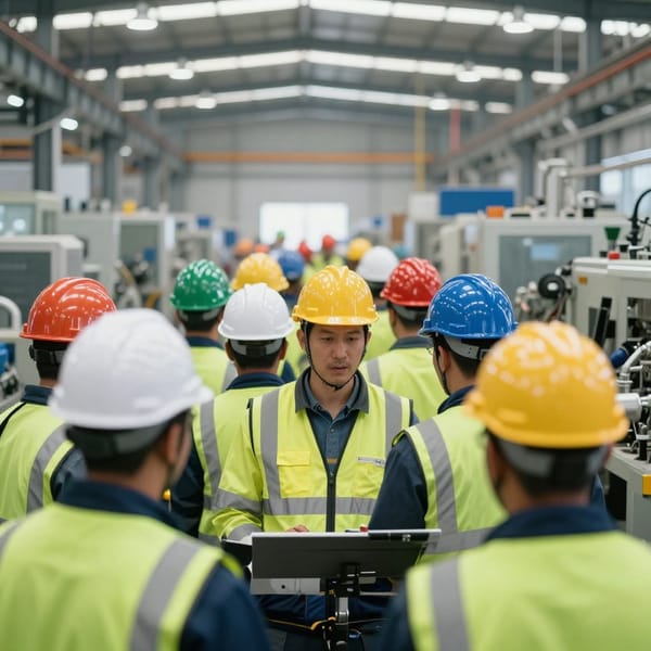 Decodificando el Campo de Batalla Industrial: El Código de Colores de Cascos y el Rol de Cada Trabajador